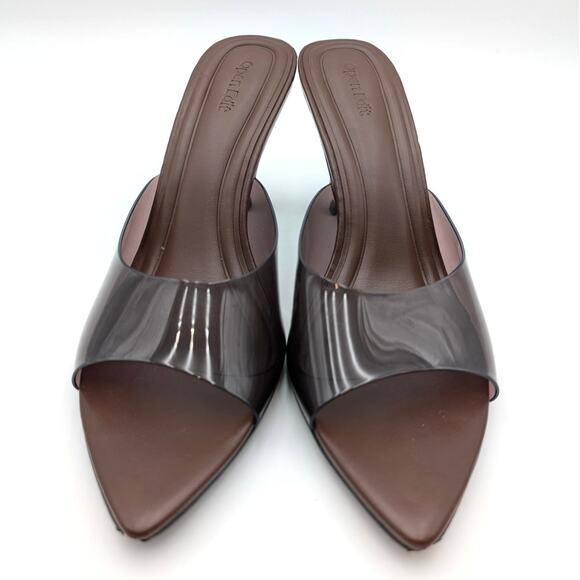 Open Edit Piper Block Heel Sandal Women's Brown Chocolate Size US10M EU41 - Picture 14 of 14